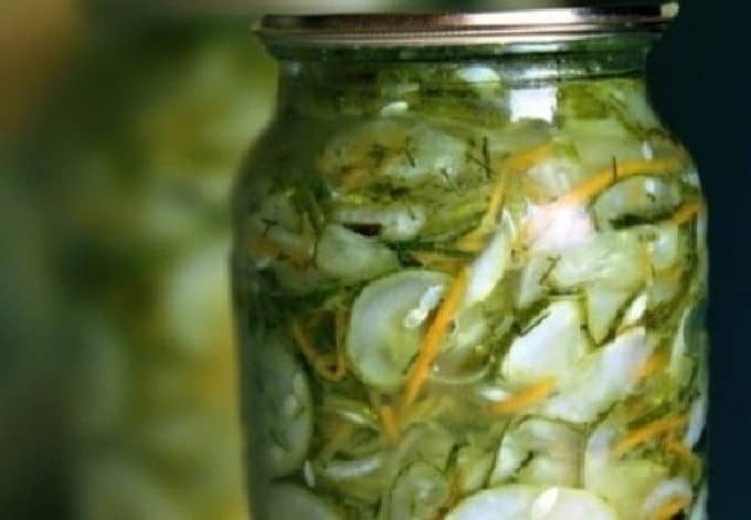 Салат из огурцов без растительного масла