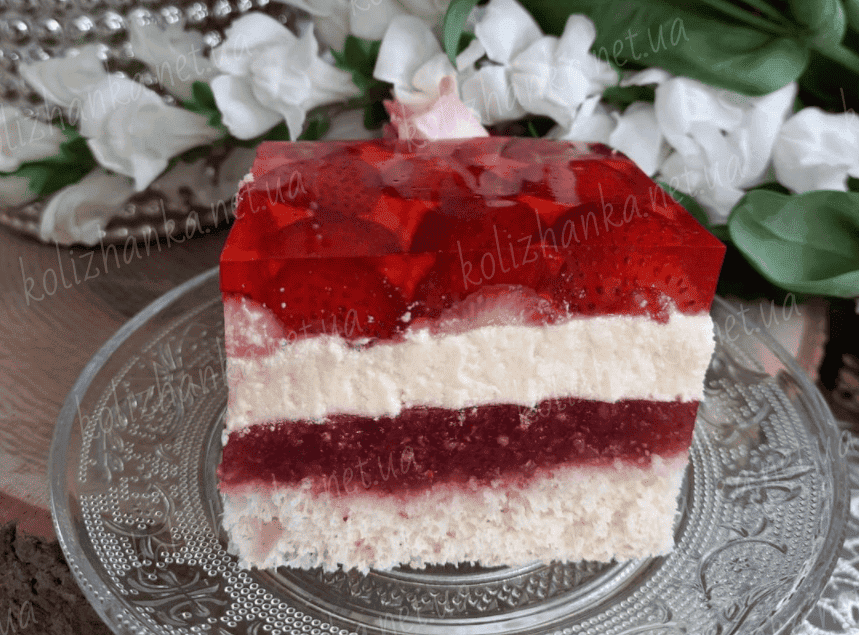 Торт "Полуничний дует" - дуже смачний рецепт десерту