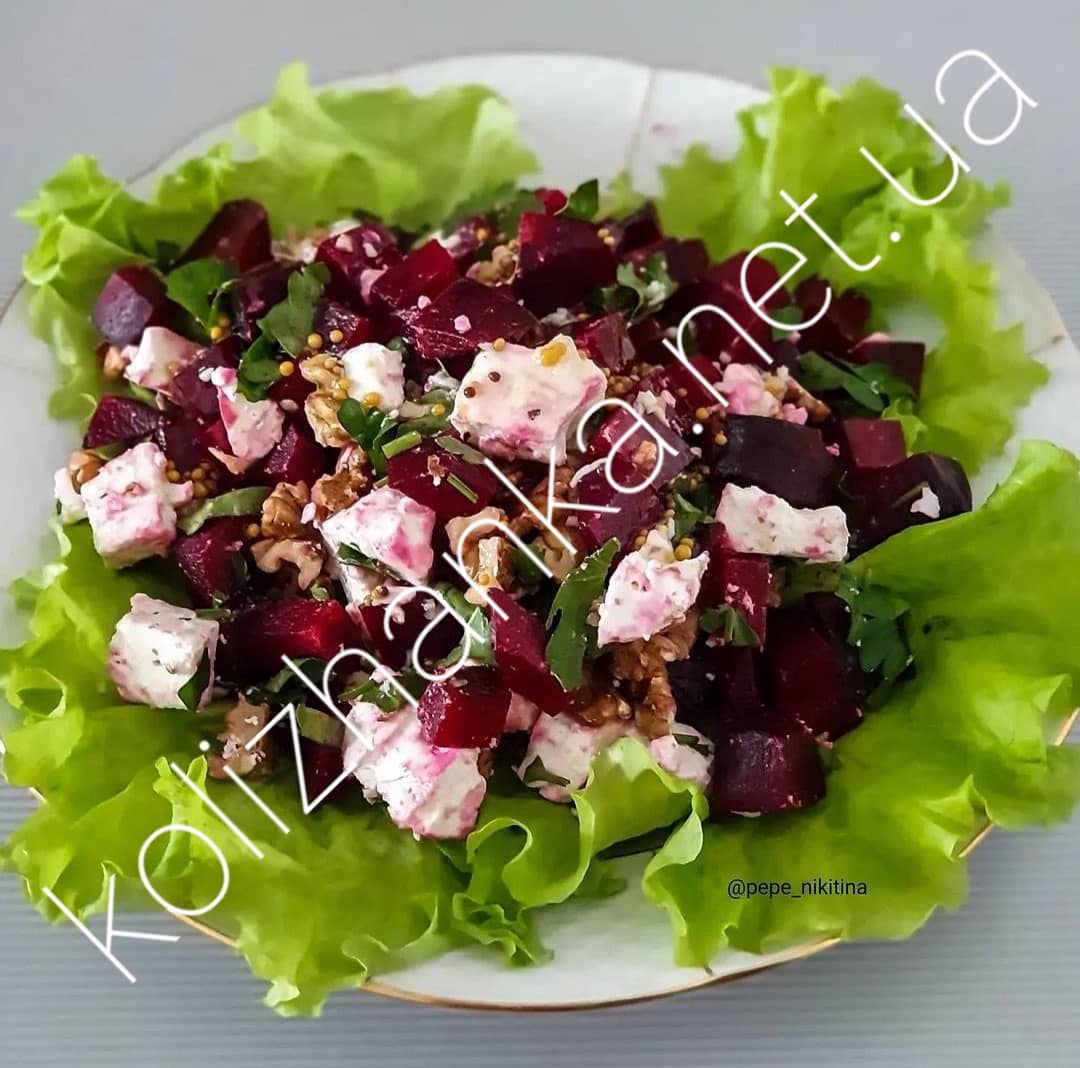 Салат із червоного буряка - 7 смачних та корисних рецептів