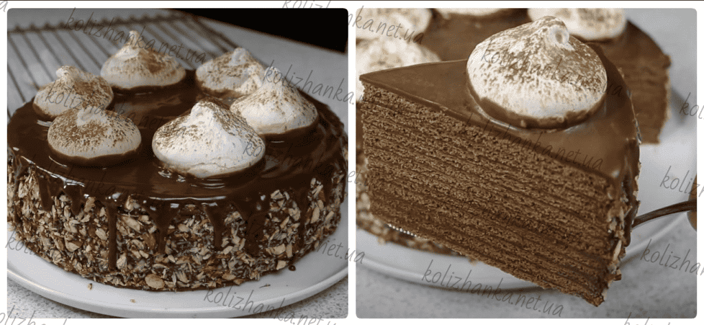 Торт «Медовий Трюфель» - рецепт приготування з покроковим фото