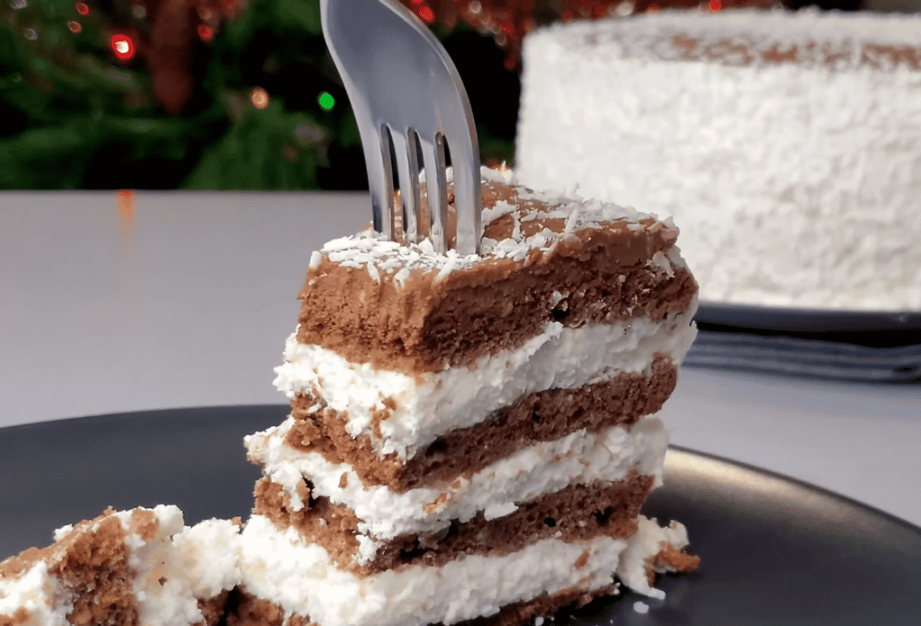 Торт "Снігова королева" - покроковий рецепт приготування з фото